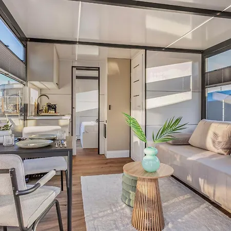 Charming Tiny Houseboat Escape Near Amsterdam *